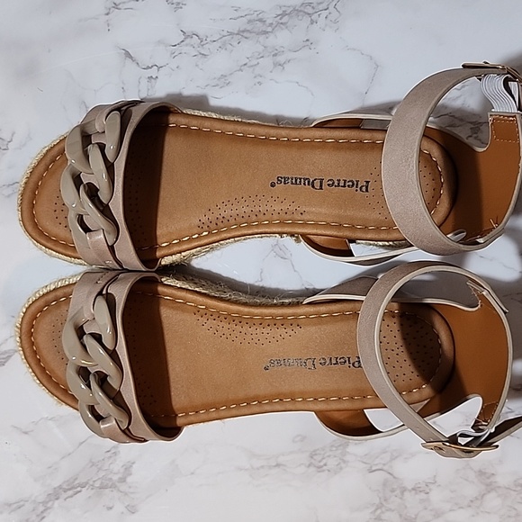 Pierre Dumas nude ankle strap sandals - Picture 2 of 8
